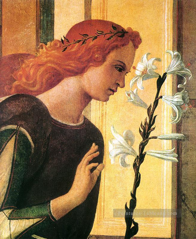 Ange annonçant Renaissance Giovanni Bellini Peintures à l'huile